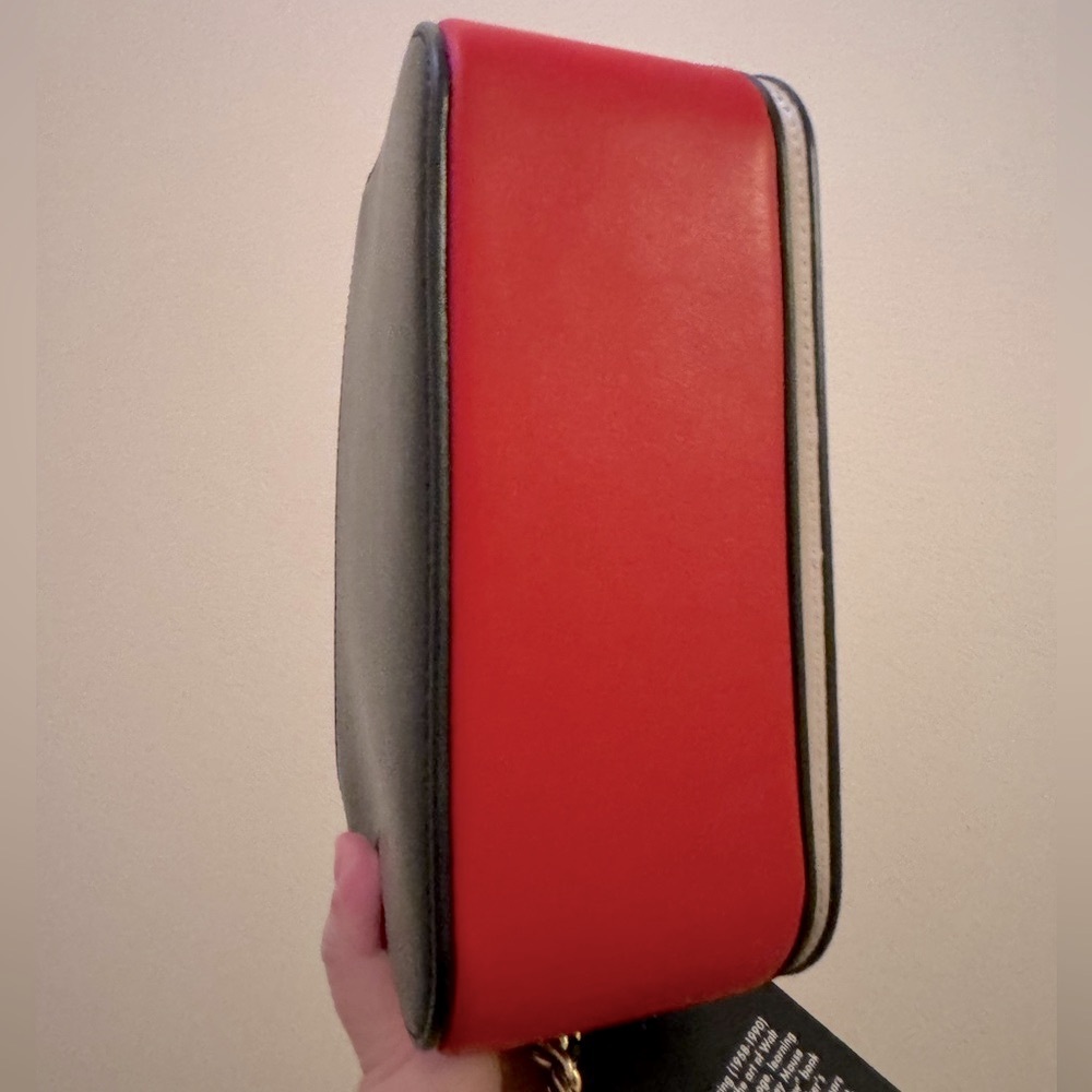Coach Madison 19 Disney Mickey Keith Haring Electric Red Multi Shoulder Bag - Picture 6 of 9